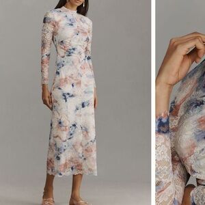 Floral Lace Maxi Dress NWT